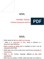Variable, Literals, Control Structure and Functions