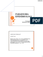 Topik 2 Paradigma Epidemiologi