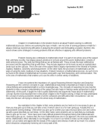 Mitmw-Reaction Paper