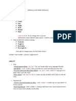 Only One Form: - Have (Got) To Changes Tense, But Had Better Doesn't - Modals +semi-Modals - Phrases Might Have To