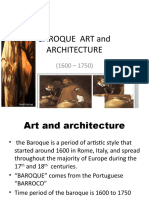 BAROQUE ART and ARCHITECTURE
