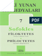 Eski Yunan Tragedyaları 07 - Sofokles - Filoktetes (Mitos Boyut)