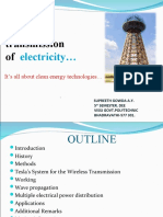 Wireless Electricity : Transmission of