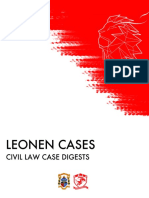 Leonen Case Digests - Civil Law
