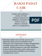 Ekstraksi Padat Cair Kelompok 1