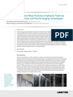 Detection of Abnormal Wear Particles in Hydraulic Fluids Via Electromagnetic Sensor and Particle Imaging Technologies