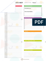 Planning Horario 24 Horas EDITABLE