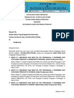 Daftar Bukti Surat Penggugat Sakijo