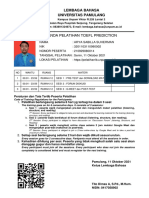 TOEFL Prediction Training Certificate