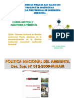 Sistema Nacional de Gestión Ambiental (Perú) ..