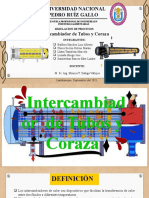 Simulación de procesos en intercambiador de tubos y coraza