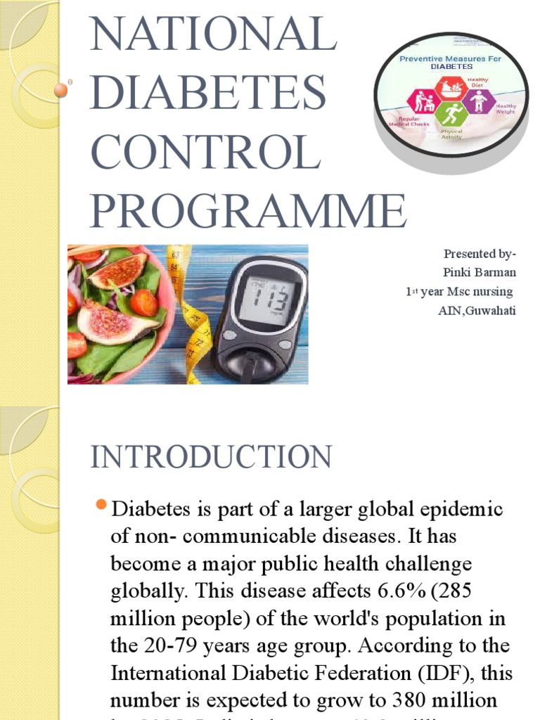 National Diabetes Control Programme | PDF | Non Communicable Disease ...
