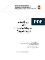 Analisis Del Estadoi Mayor Napoleonico