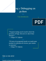 Testing y Debugging en Python