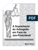 A Cia Do Advogado em Face Do Jus Postulandi Mario Paiva