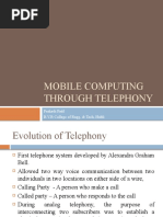 Mobile Computing through Telephony