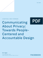 Communicating Towards People-Centered and Accountable Design About Privacy