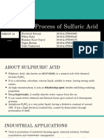 Production Process of Sulfuric Acid