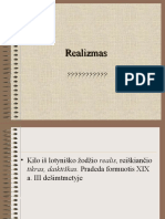 Realizmas - 11 Klasė