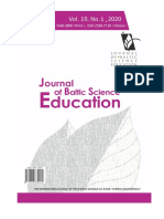 Journal of Baltic Science Education, Vol. 19, No. 1, 2020