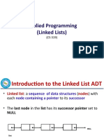 CS 319 - 7 Linked Lists