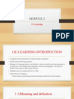 MODULE 2 e Learning