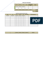 Indemnity Calculation: Joining Date Years Month Day Total Eligible Last Working Day