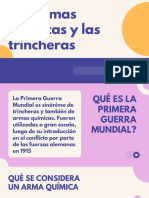 Las Armas Químicas y Las Trincheras