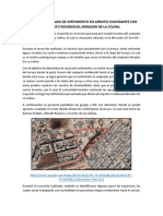 Informe Sobre Caso de Vertimiento en Arroyo Colindante Con Conjunto Residencial Mirador de La Colina 