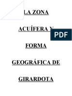 LA ZONA ACUÍFERA Y FORMA GEOGRÁFICA DE GIRARDOTA