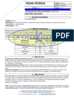 FT Desengrasante Industrial Multiusos