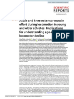 Ankle and Knee Extensor Muscle Effort During Locomotion in Young and Older Athletes: Implications For Understanding Age-Related Locomotor Decline