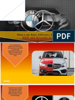 BMW and Mercedes Benz: What Is The Basic Difference Between