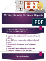 Writing Rousing Technical Reports