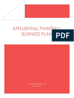 Affluential Paintball Business Plan