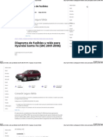 Diagrama de Fusibles y Relés para Hyundai Santa Fe (SM 2001-2006) - Diagramas de Caja de Fusibles