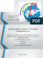 Actividad 6 Afiche Mision, Vision y Valores Corporativod
