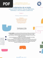 Pañales Desechables, Toallas Sanitarias, Tampones y Aplicaciones Cosméticas de No Tejidos