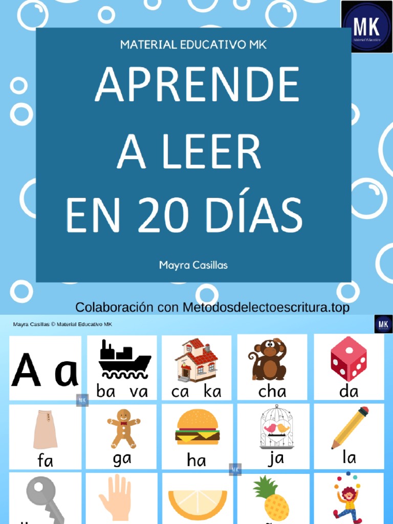 Método Aprende A Leer en 20 Días | PDF