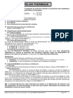 Leçon 13 Relais Thermique BT Electronique 2ème Année