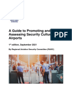 ACI Asia-Pacific RASC - A Guide To Promoting and Assessing Security Culture For Airports - Sep 2021 - Final