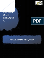 Instruções - Projeto de Pesquisa