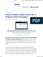 How To Make A RACI Chart For A Project (With Example)