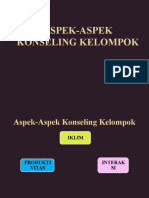 Aspek-Aspek Konseling Kelompok