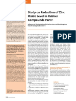 Study On Reduction of Zinc Oxide Level in Rubber Compounds Part I