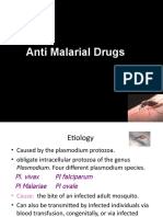 Anti Malarial Drugs Classification and Mechanism of Action