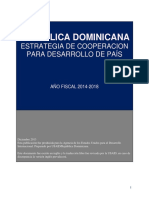 Republica Dominicana EstrategiadelaUSAID 2014-2018