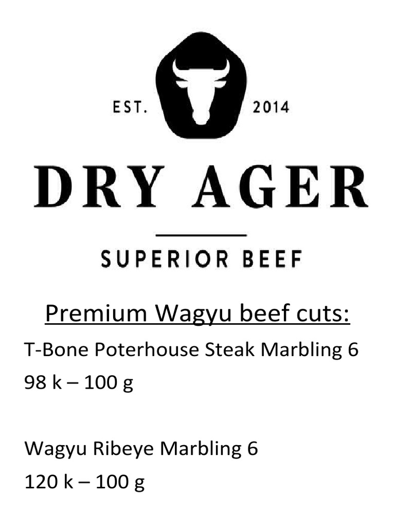 Wagyu Beef Cuts Overview | PDF