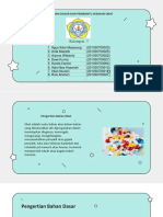 Bahan Dasar dan PemBantu Sediaan Obat