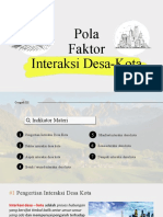 Sub KD 4 Pola Faktor Interaksi Desa Kota